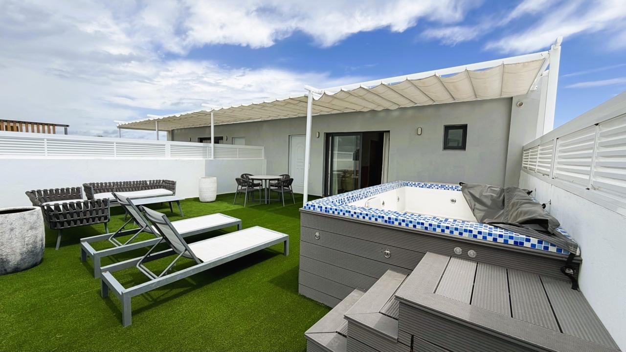 Rooftop privado con jacuzzi