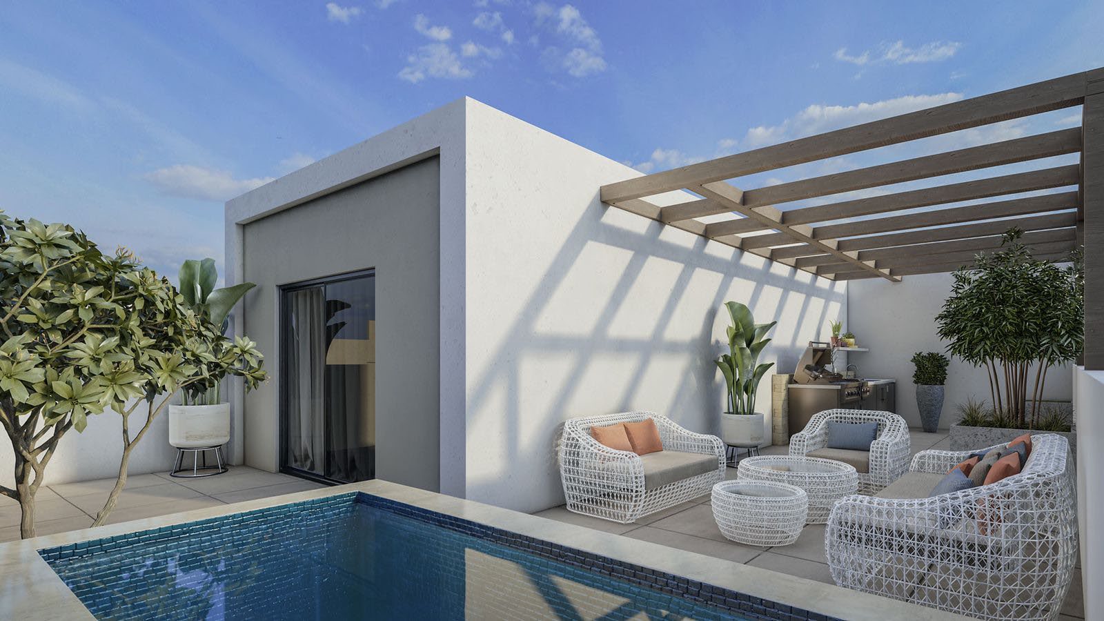 Vista conceptual del rooftop